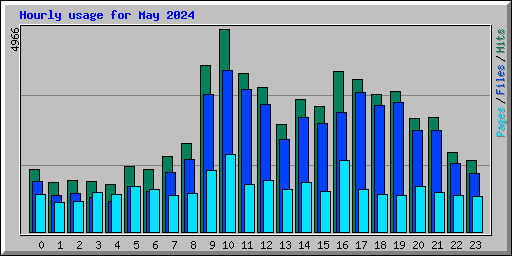 Hourly usage for May 2024
